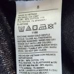 Old Navy  Black Metallic Straight Leg Pants Size 8 Metallic OG Loose Jeans Photo 8