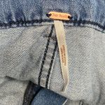 Free People Splendor In The Grass Paper Bag Tie Denim Mini Skirt Size 0 Photo 8