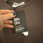 Primark Rita Ora X NWT brown crewneck fitted top size xs Photo 3