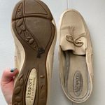 Liz Claiborne Lizsport‎ women’s tan leather boat slip on mules loafers shoes size 7 Photo 4