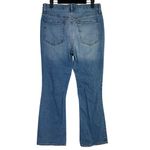 J.Crew Mid Rise Flare Cropped Distressed Stretch Jean 27 Blue Medium Wash Photo 12