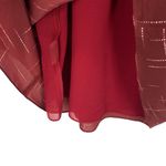 Joie  Amaranda Maroon Shirt Dress Long Sleeve Lined With Pockets Photo 7