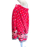 Fleece towel wrap one size fits most pink with white polka dots Photo 4
