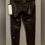 Lululemon NWT  Wunder Train High Rise Tight 28” Foil Black Size 6 Photo 2