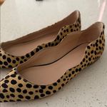 Loeffler Randall  Milla Pointe Toe Cheetah Tan and Black Flats, Size 7.5 Photo 2