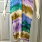 ZARA  WOMAN MULTICOLORED TIE DYE ROMANTIC BOOHOO TUNIC DRESS VISCOSE SIZE XS Photo 7