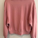 Varley  Davidson Sweat - Ash Rose | Half Zip Relaxed Fit Sweatshirt Photo 4