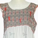 Ivy Jane Ivy‎ Jane Red and White Embroidered Bird Blouse Sz S Photo 1