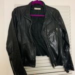 Nicole Farhi MD Leather zip up motor sport jacket Size M Photo 1