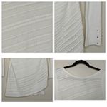 White House | Black Market   Stitch-detail Tunic Sweater - Size S - EUC Photo 3