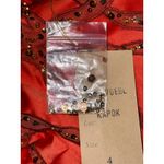 NWT Mandalay Kapok Red Beaded Feather Fringe Maxi Long Evening Gown Dress Size 4 Photo 13