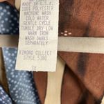 Maggie Sweet Kimono Collect Vest 3X Boho Stripe Sleeveless USA Made Retro Hook‎ Brown Photo 3