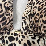 Victoria's Secret Victoria Secret Leopard Print Ruched One Piece Halter Swim Suit Size M  Photo 4