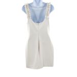 Revolve Likely Elana Sleeveless Ruffle Strap White Fitted Sheath Mini Dress Photo 4