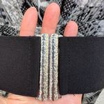 BCBG max azria black and white dress with belt size Small Photo 7