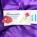 Vintage 80s Prom Dress Satin Womens 7/8‎ Royal Purple Glam Sweetheart Whimsigoth Size undefined Photo 13