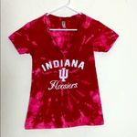 INDIANA HOOSIERS Bleached Tie Dye Tee Size undefined Photo 5