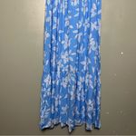 Steve Madden NWT  Carly Azure Blue White Maxi Sundress Floral Women’s Size L Photo 5