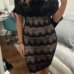 Nightcap  Black Lace Strapless Dress Photo 0