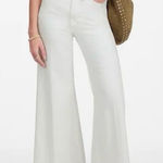 Madewell NWT Women's Flared Wide-Leg Crop Jeans Pure White Size 30 Summer Photo 0