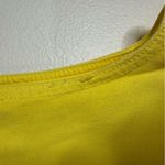 Bongo Vtg Y2K girlypop cropped Vibrant Yellow button Vest size M made in USA Photo 7