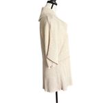 Calvin Klein  Jeans Cowl Neck Cable Stitched Flare Sweater. SZ. L Photo 4