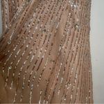 Sherri Hill  Sequined Strapless Rose‎ Gold Prom Dress Size 8 Photo 7