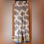 ZARA  Multicolored Printed High-Waisted Wide Leg Palazzo‎ Pants Size Small NEW Photo 8
