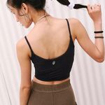 Free People Movement NWOT FREE PEOPLE Good Karma Ruched Crop Tank Top - Black Size:Xs/s $38 MSRP No refunds or cancellations  Photo 3