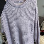 American Eagle Oversized Purple Sweater Photo 2