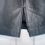 Northside  Fashions Geniune Leather Vintage Black Skirt Size‎ 0 Midi Photo 2