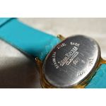 Joan Rivers Joan River Rhinestone Blue Face Woven Leather Band 8in Works New Battery Watch Photo 2
