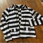Forever 21 + Black & White Striped Cardigan size 1X Photo 0