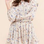 Free People  Dress floral flower fields mini womens Cream (xsmall) romantic boho Photo 0