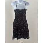 Realisation Par  Inez Black Strawberry Print Mini Dress, Sz: S (b24) Photo 1