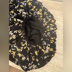 Free People  Intimately Free Dessa Floral Bodysuit Black Balloon Sleeves Size Sm Photo 8