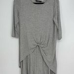 Kim And Cami HALF SLEEVE HIGH LOW TUNIC GRAY TOP SIZE SMALL Photo 0