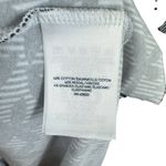 Lands' End  Black White Floral Cotton Modal Short Sleeve 1/4 Zip Polo Women's XL Photo 4