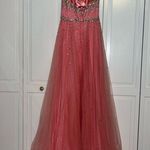 Tony Bowls Pink  Le Gala by Mon Cheri Gown Size 2 Photo 2