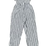 Aerie NEW  Striped Strapless Smocked Jumpsuit Romper size Small Photo 4