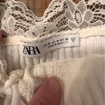 ZARA  Cream Lace Tie Detail‎ Top Photo 2