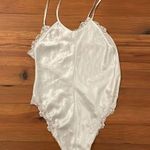 Victoria's Secret  Vintage White Lace Teddy Bodysuit Womens Size Medium Lace USA Photo 3
