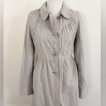 Roxy Women's Light Gray Trench Coat Photo 0