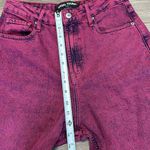 Abercrombie & Fitch A&F Social Tourist Ultra High Rise Baggy Stretch Pink Jeans Size 28 Photo 6