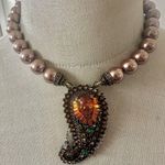 Heidi Daus “Divine Miss Paisley” Statement Necklace Photo 0