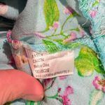 Papillon  Blue Ruffle Floral Mini Dress Women’s Large Photo 2