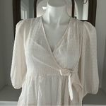 Calvin Klein NWT Side-Tie Belt Pinstripe Tiered Dress, Petite Size 6 Retail $134 Photo 7