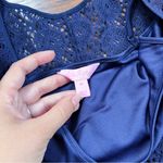 Lilly Pulitzer • Topanga Crochet Dress knit Breakers Lace bell sleeve True Navy Photo 4