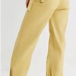 Urban Outfitters Christina Tapered Wrap Linen Blend Pant Lime Green Sz 4 Photo 1