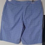IZOD  Golf ClassicBlue Checkered Women's Shorts Size 8 Used good Condition Photo 3